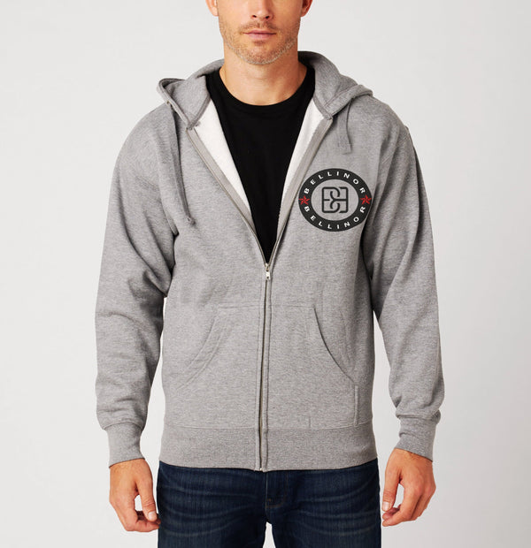 Bellinor Premium Circle Name with Logo Full Zip Hoodie